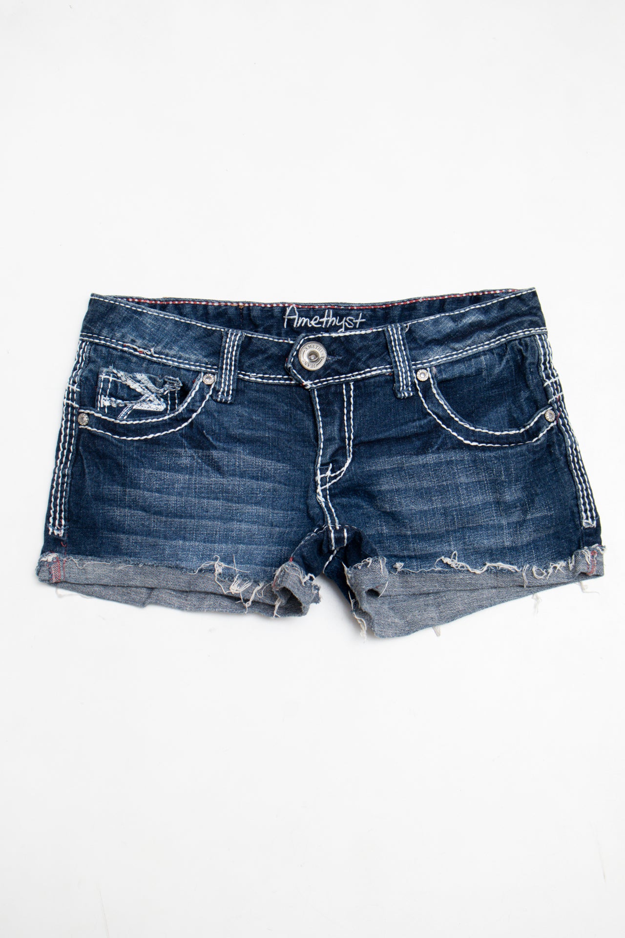 #079 Amethyst Jeans Denim Shorts Blue | c. 203 | Size 6