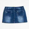 #166 Gourd Mini Skirt Blue | c. 209 | Size 8