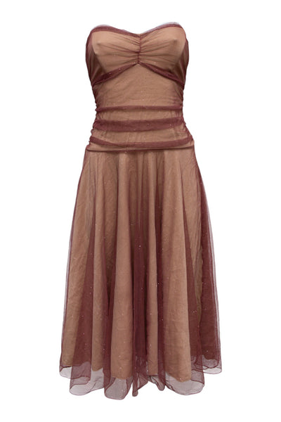#157 Speechless Mini Skirt Brown | c. 192 | Size 10
