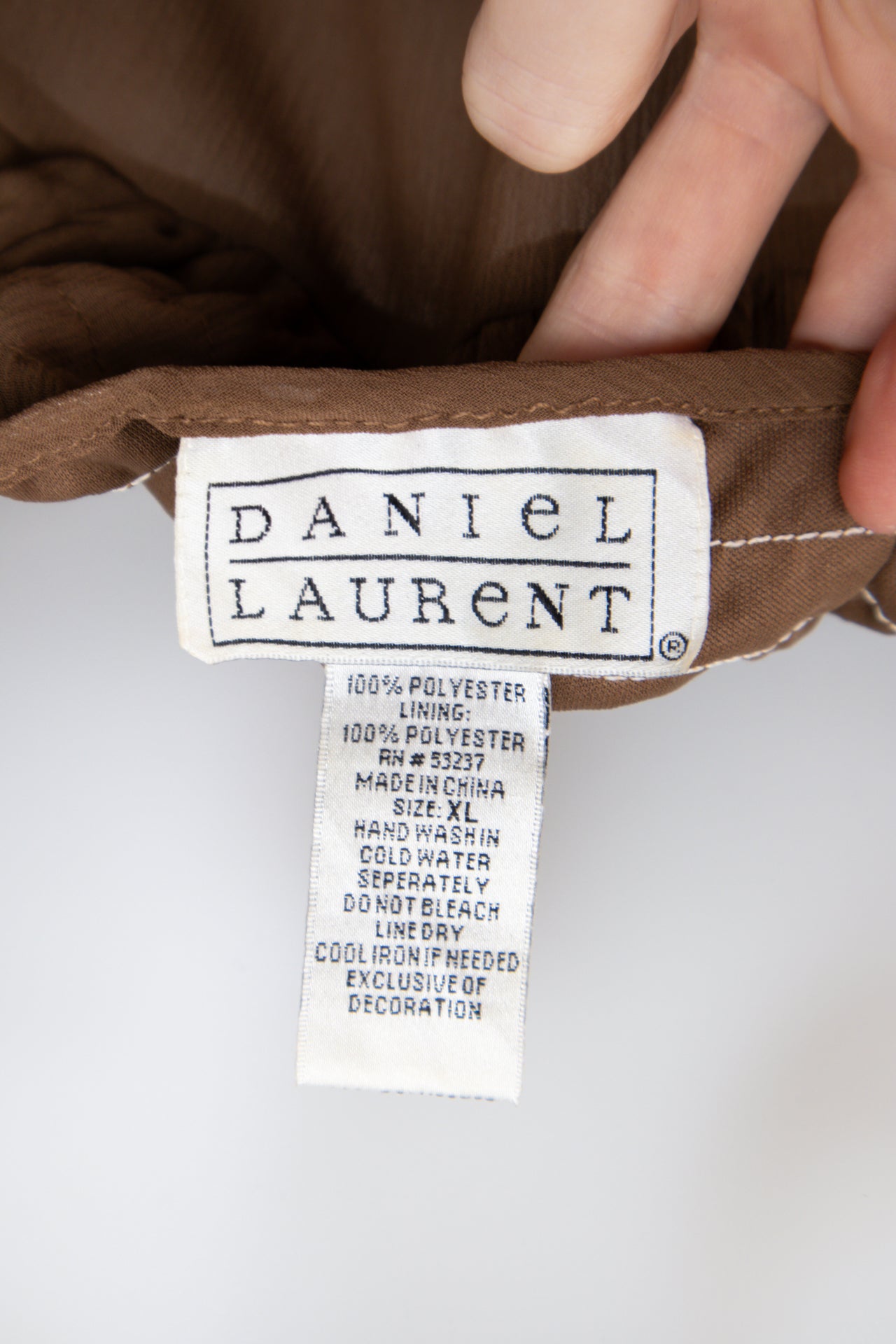 #36 Daniel Laurent Cami Top Brown | c. 198 | Size 12
