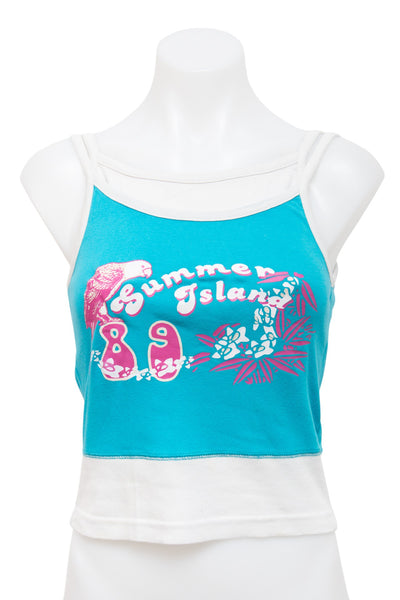 #73 Kiabi Free Cami Top Blue | c. 196 | Size 6