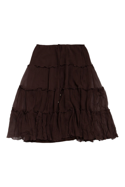 #175 Express Skirt Brown | c. 198 | Size 6