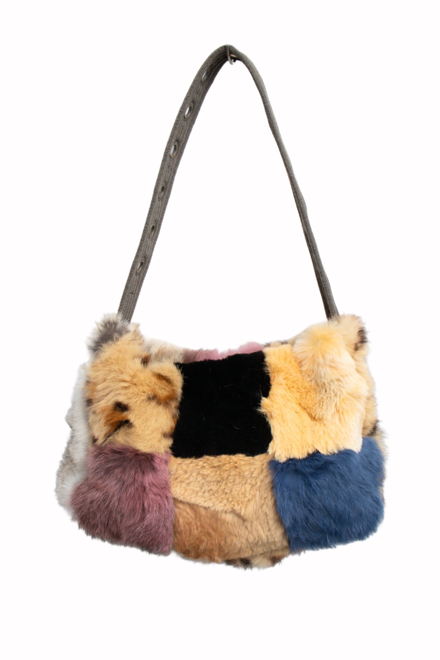 #82 Fur Jacket Meltdown Bag | Preloved Originals