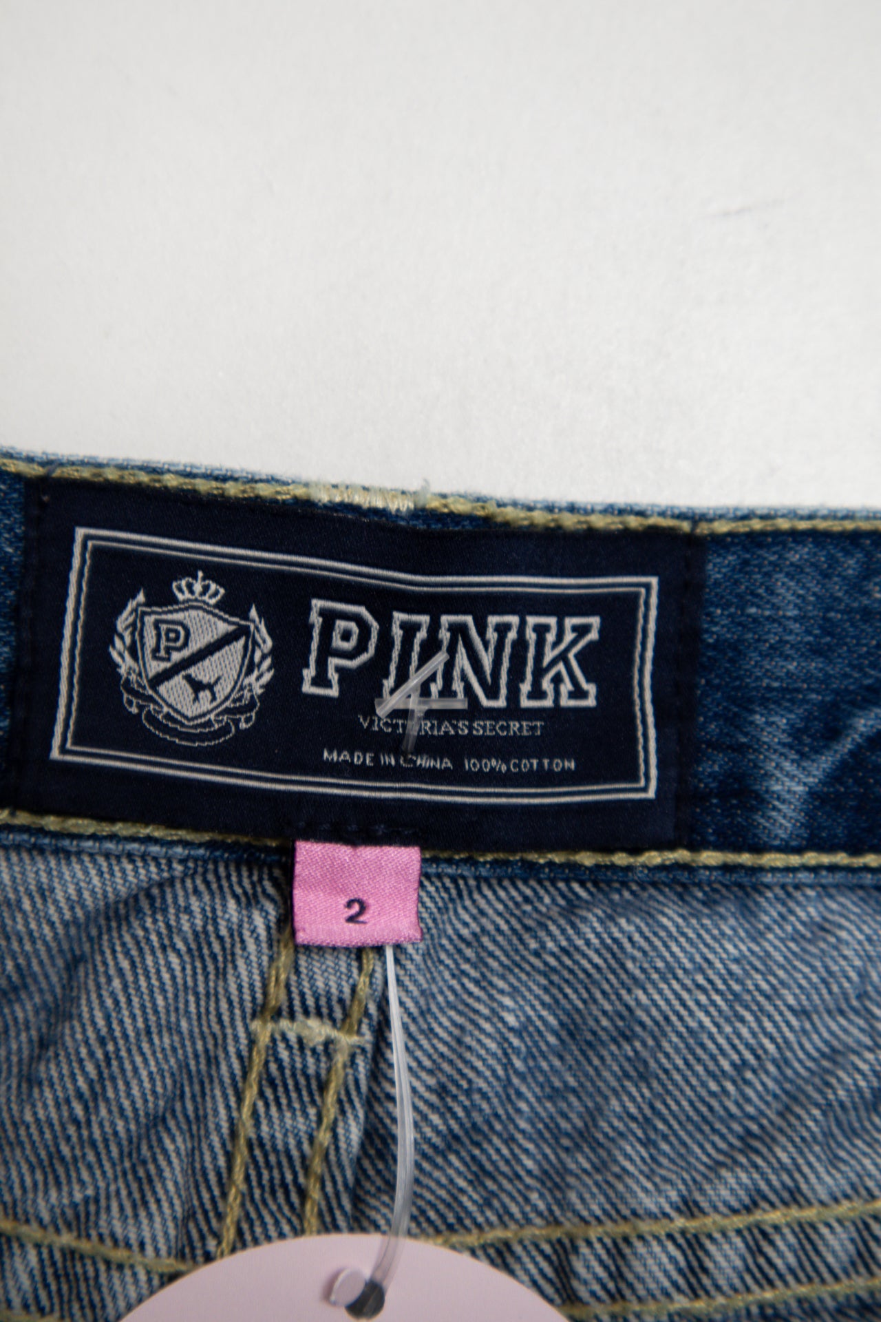 #23 Pink Denim Shorts Blue | c. 188 | Size 6