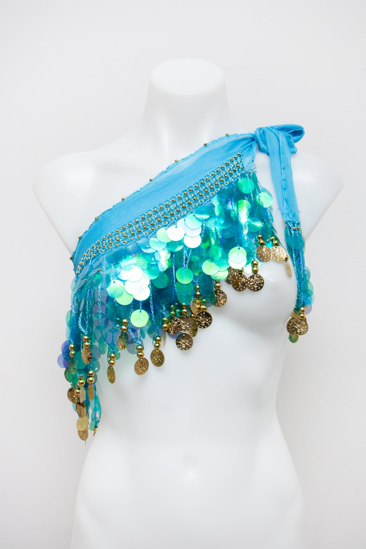 #170 Halter Top Blue | c. 191 | Size 8