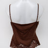 #20 W.diary Cami Top Brown | c. 195 | Size 8/10