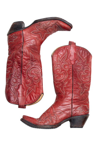 #181 coral boots Pants Red | c. 201 | Size 9