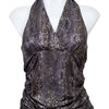 #055 Cxm Halter Top Black | c. 200 | Size 8