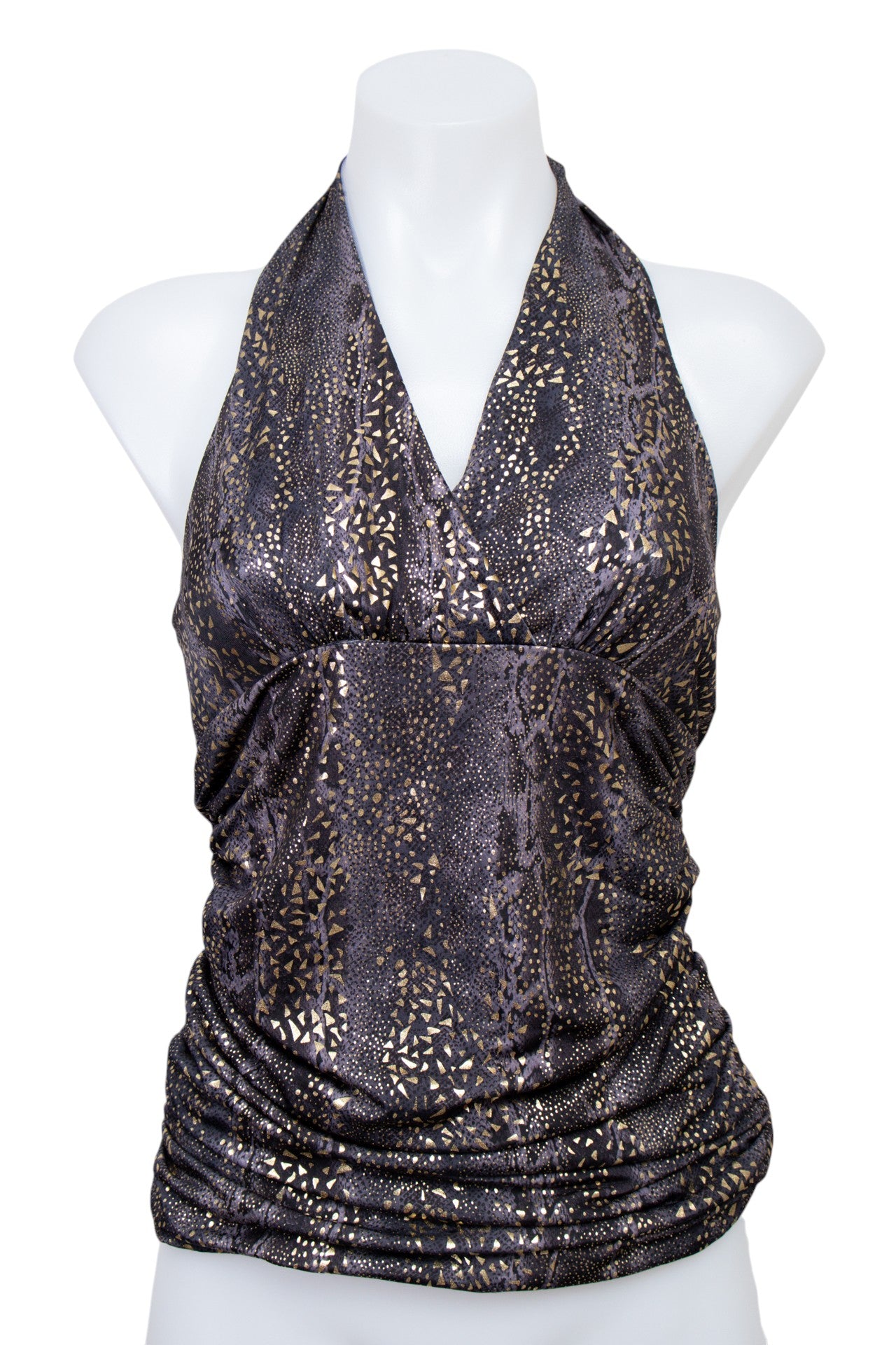 #055 Cxm Halter Top Black | c. 200 | Size 8
