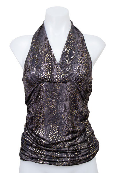 #055 Cxm Halter Top Black | c. 200 | Size 8