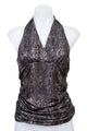 #055 Cxm Halter Top Black | c. 200 | Size 8