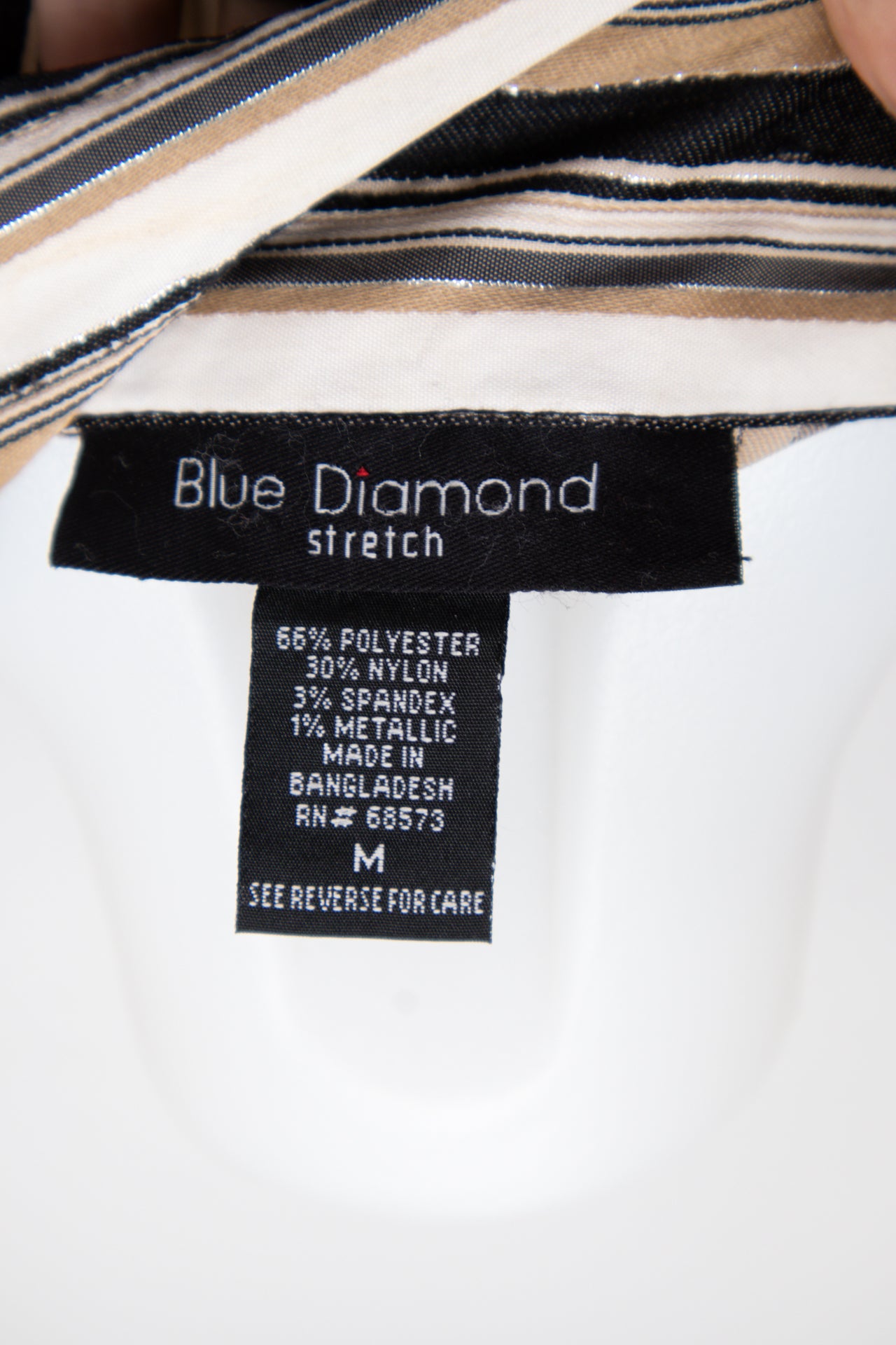 #76 Blue Diamond T-shirt Beige | c. 194 | Size 10