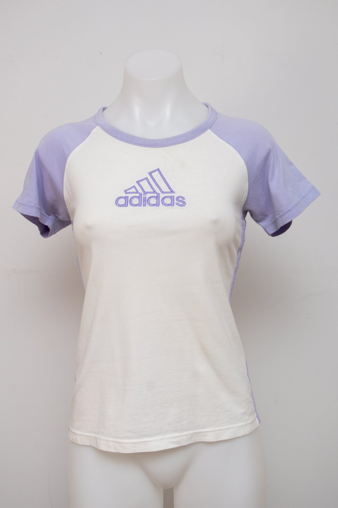 #047 Adidas Baby Tee White | c. 211 | Size 10