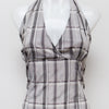 #73 M Halter Top Gray | c. 190 | Size 10/12