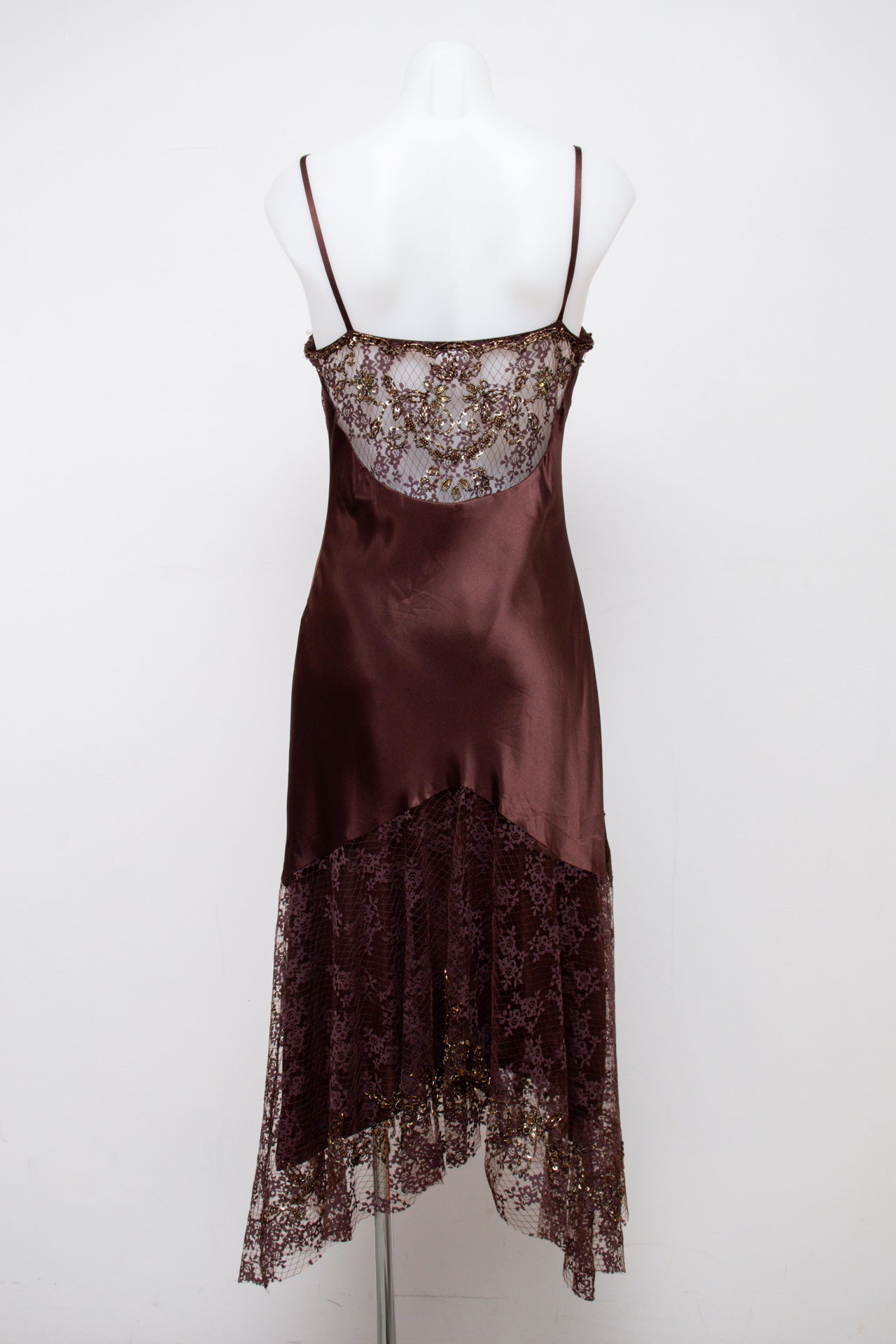 #012 Xscape By Carmen Marc Valvo Camisole Brown | c. 207 | Size 10