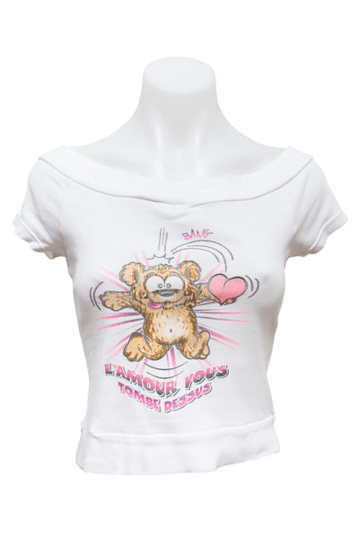 #11 Spot T-shirt White | c. 191 | Size 8