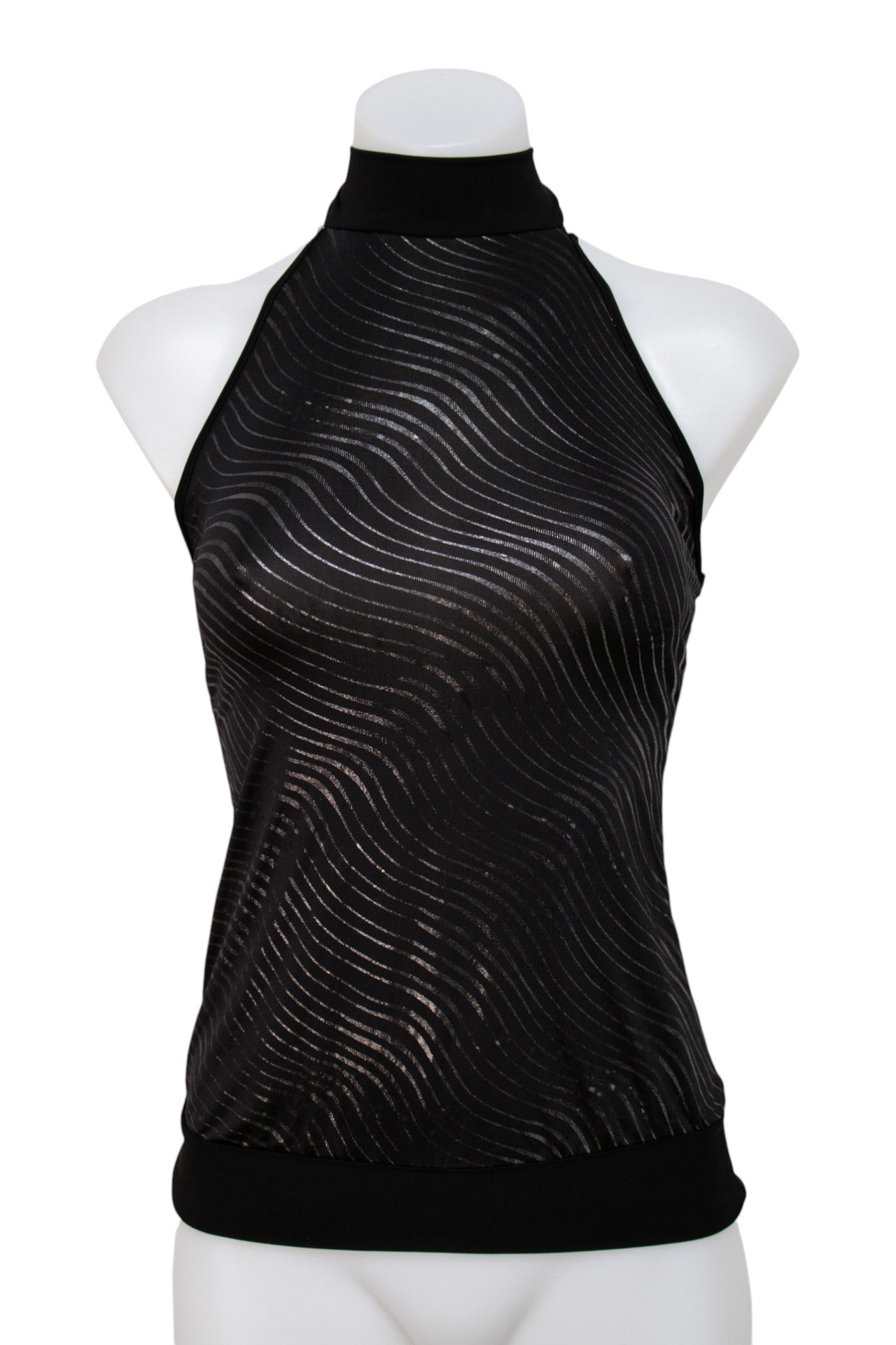 #038 Celine By Champion Halter Top Black | c. 199 | Size 8