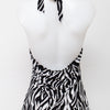 #41 Orange U.S.A Halter Top Black | c. 198 | Size 10