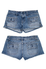#068 American Eagle Outfitters Booty Short Blue | c. 214 | Size 6