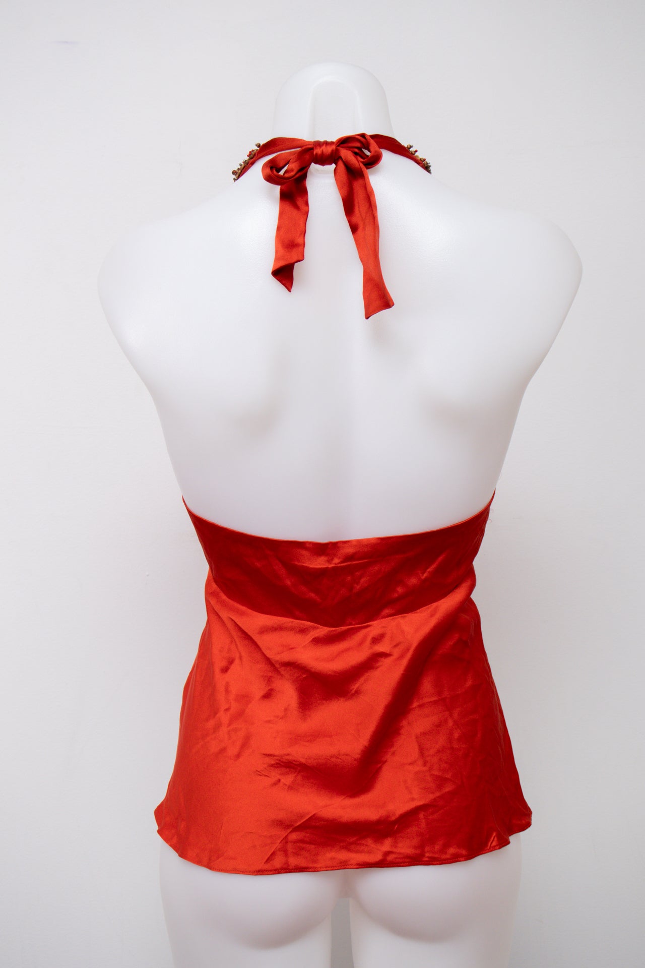 #008 Bcbgmaxazria Halter Top Red | c. 204 | Size 8