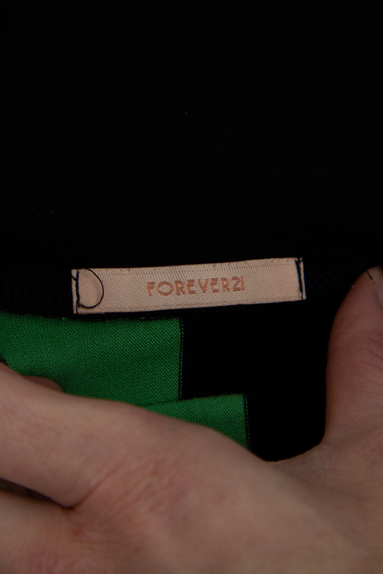 #153 Forever21 Skirt Green | c. 193 | Size 10/12/14