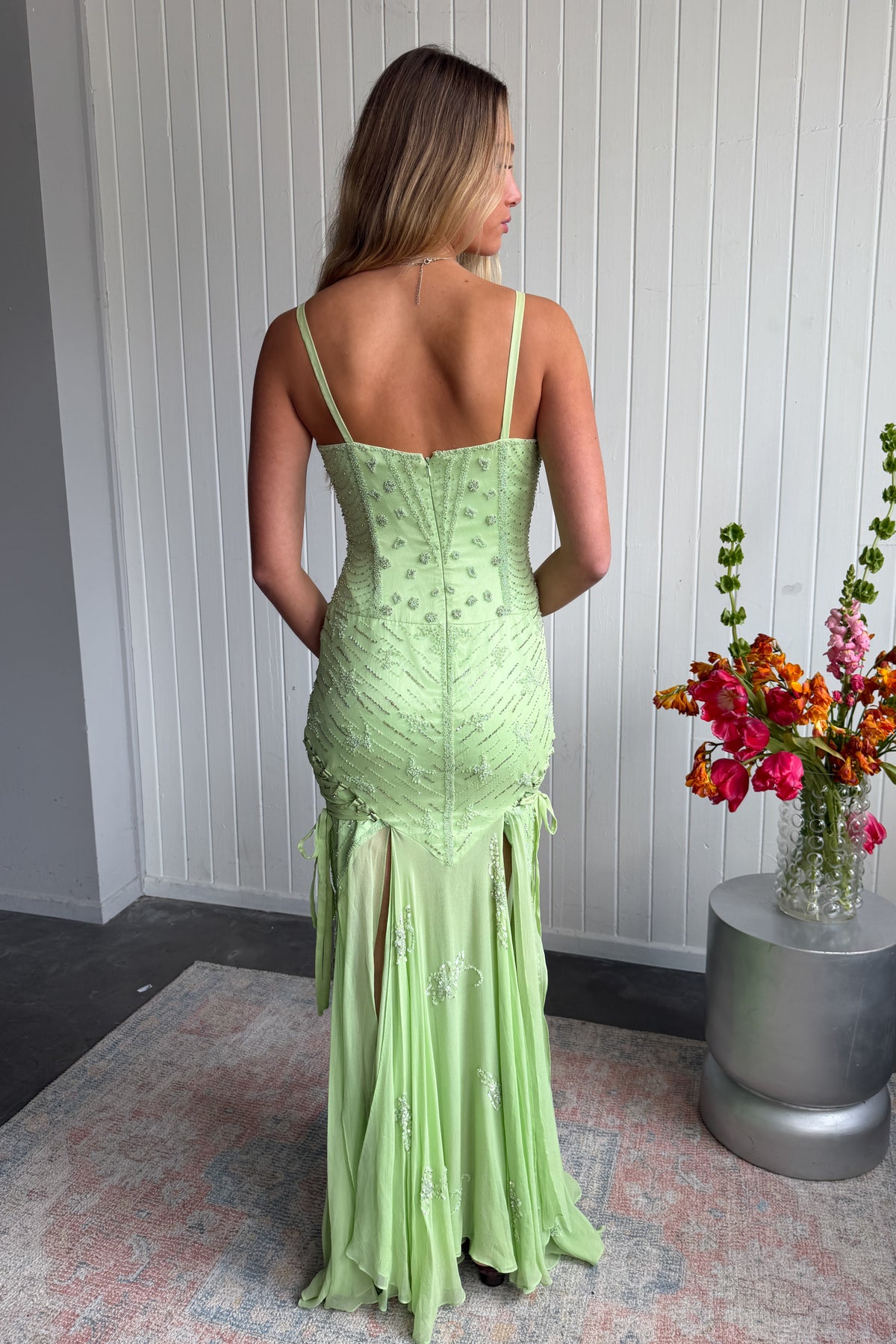 #169 Gown Green | c. 208 | Size 10