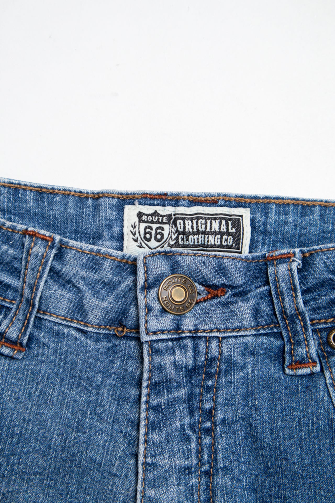 #135 Route 66 Shorts Blue | c. 202 | Size 8