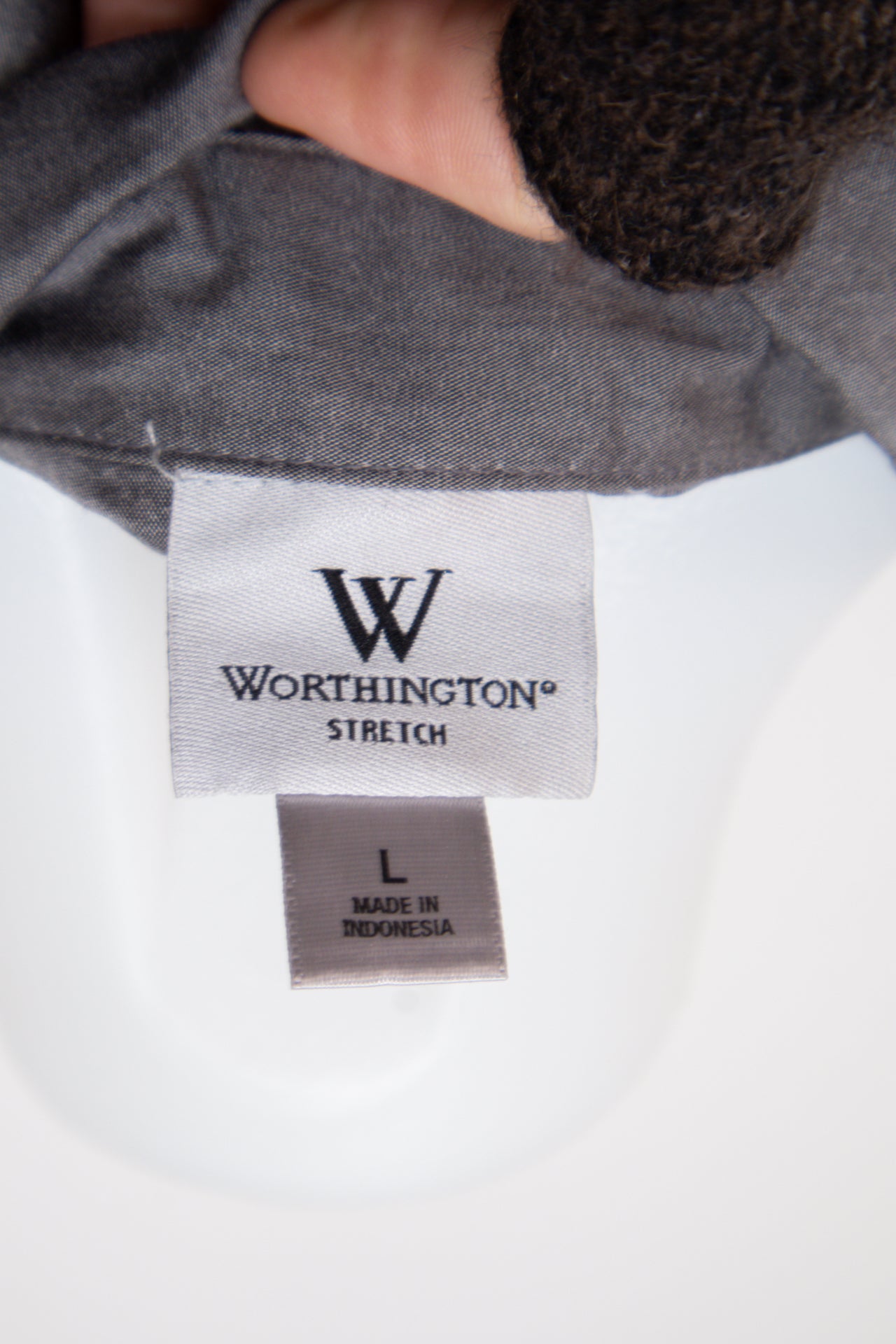 #064 Worthington T-shirt Gray | c. | Size 10