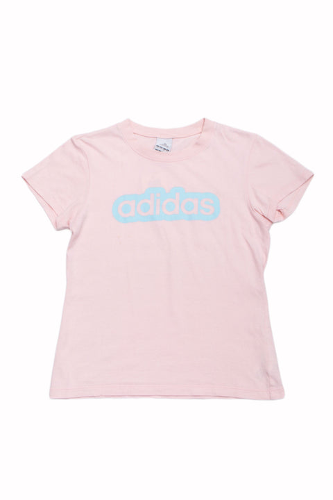 #44 Adidas Pink Tee | Just a Girl | Size 12