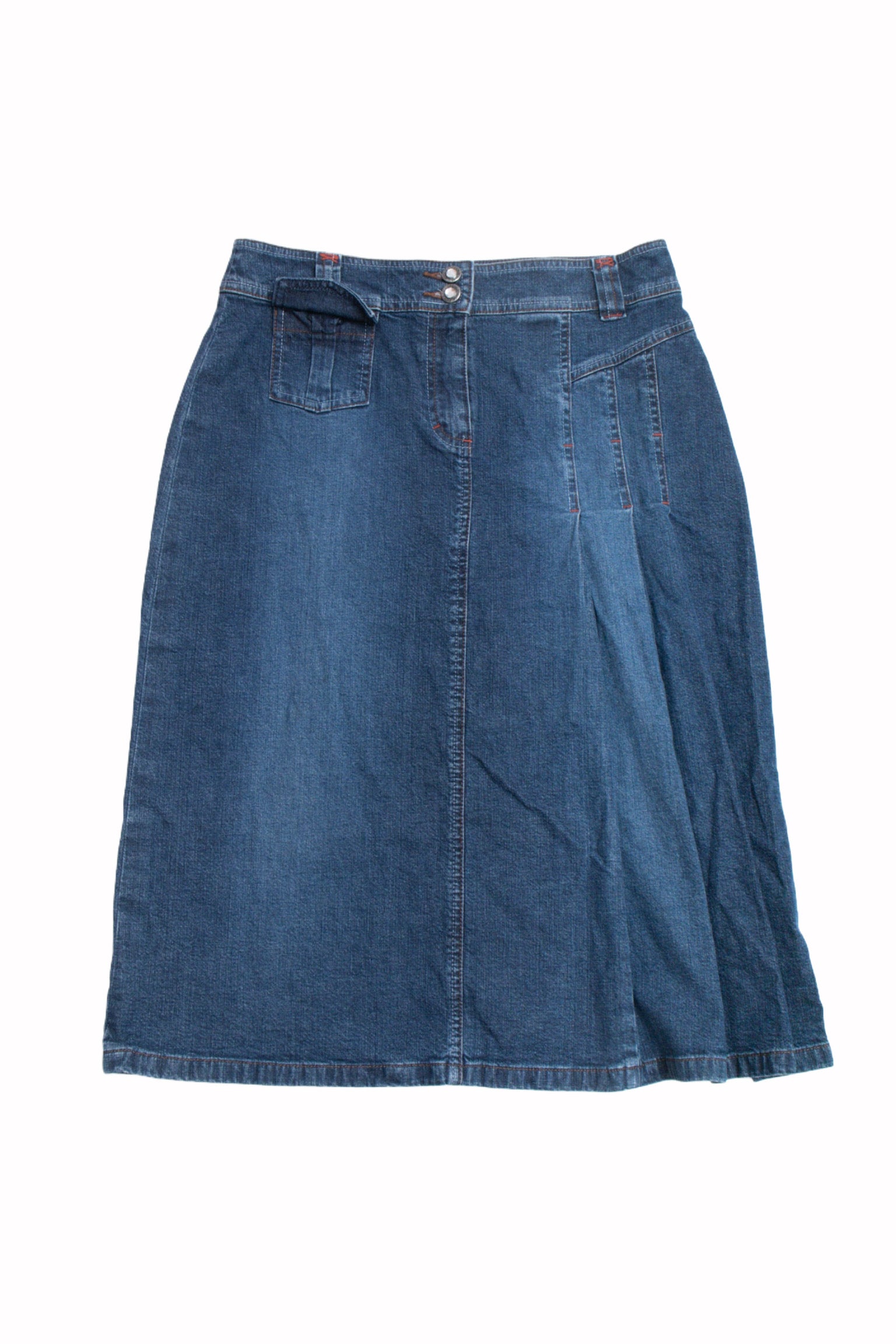 #52 Hucke Denim Midi | Wild West | Size 8