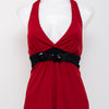 #110 Candie's Halter Top Red | c. 206 | Size 8