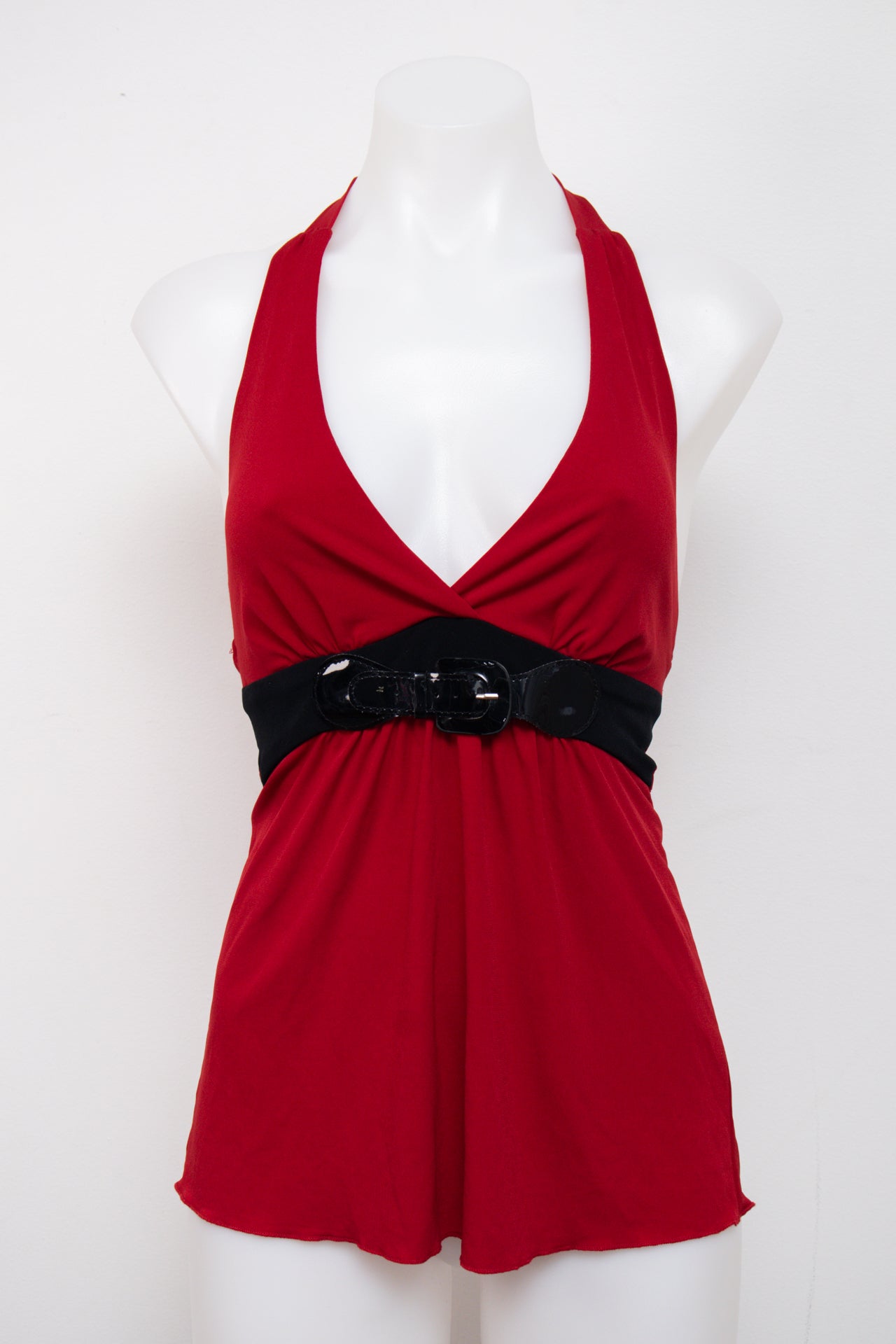 #110 Candie's Halter Top Red | c. 206 | Size 8
