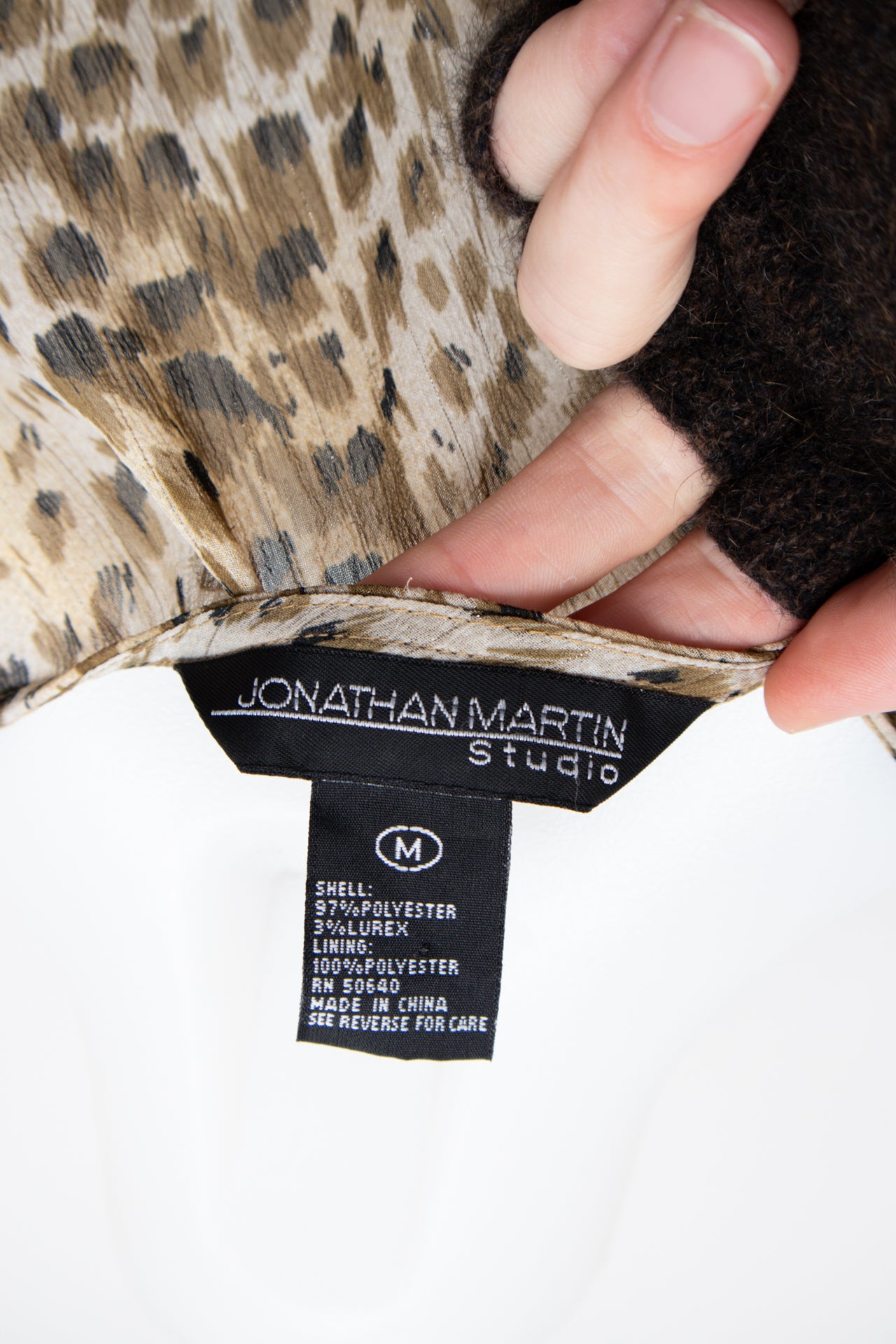 #44 Jonathan Martin Studio Tank Top Brown | c. 198 | Size 12/14