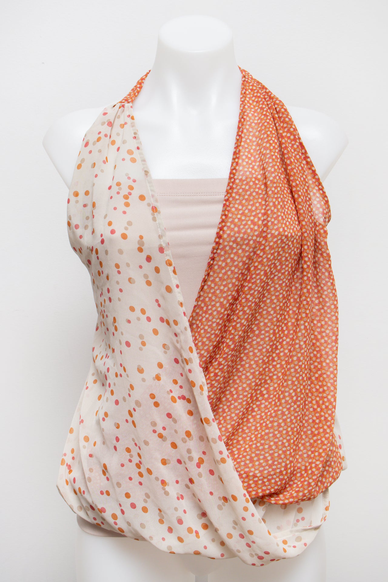 #49 Ironica Halter Top Orange | c. 186 | Size 8