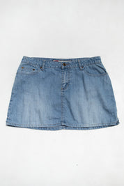 #152 Otb One Tuff Babe Denim Mini Skirt Blue | c. 190 | Size 10/12