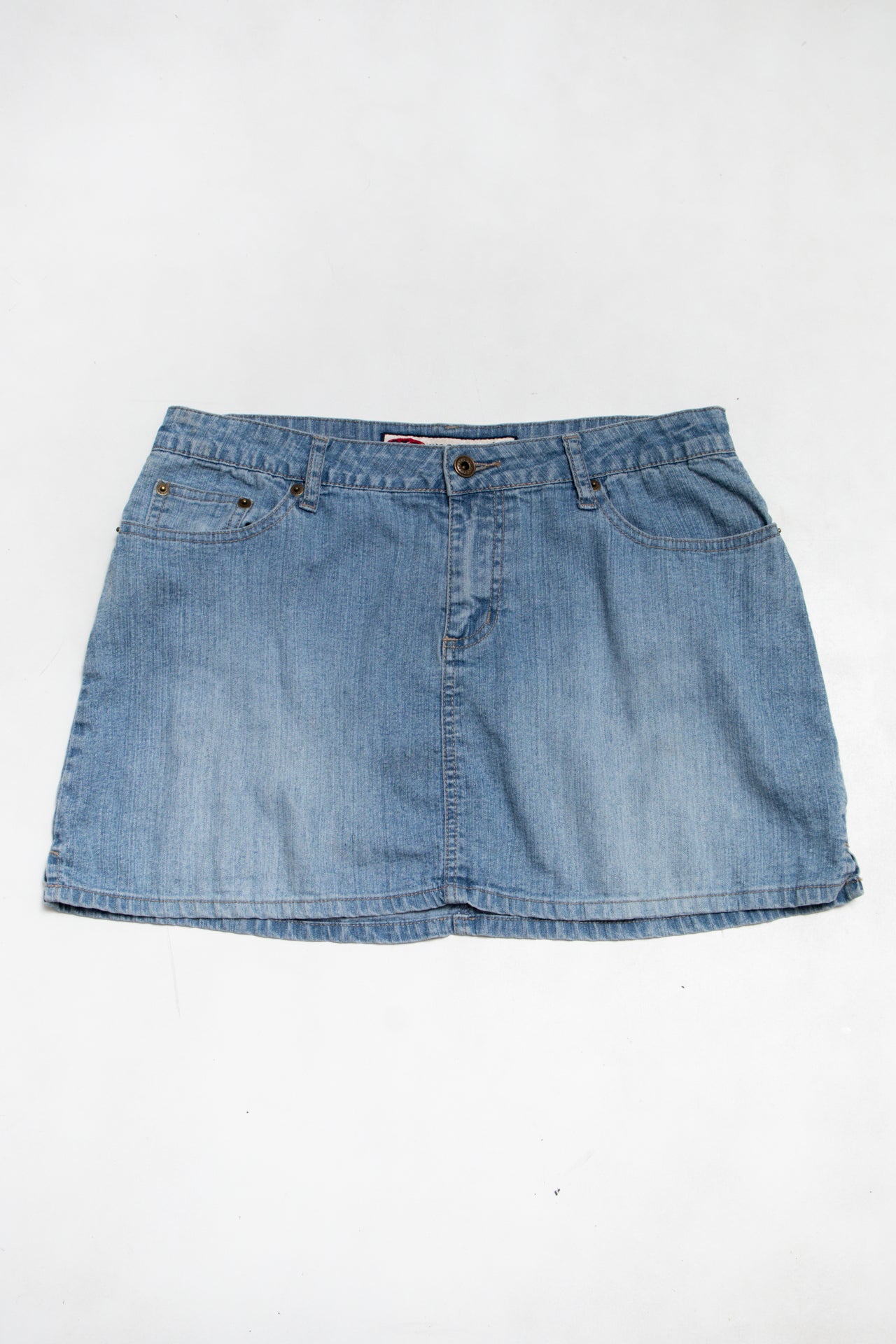 #152 Otb One Tuff Babe Denim Mini Skirt Blue | c. 190 | Size 10/12