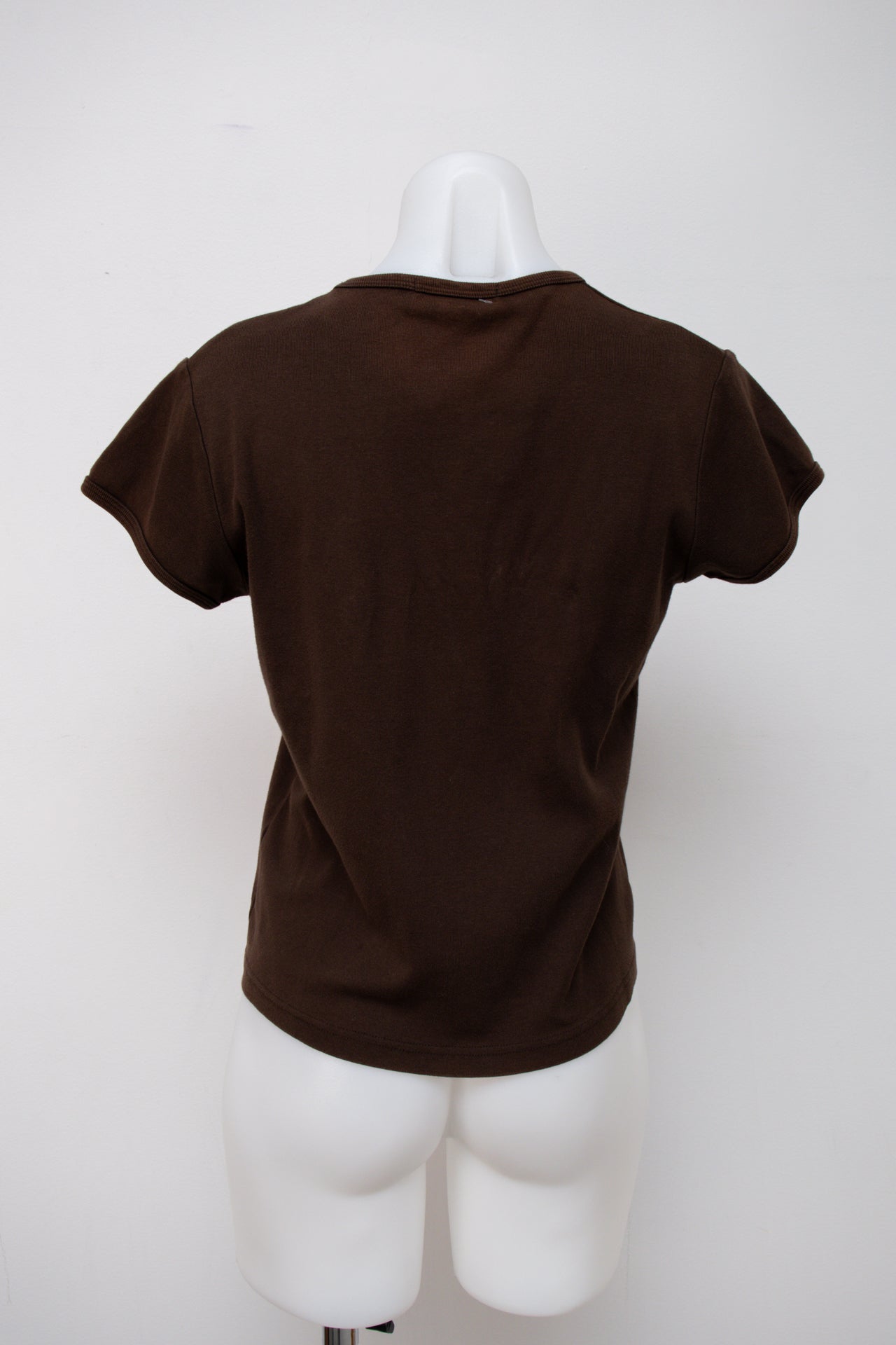 #093 Elite Models Fashion T-shirt Brown | c. 199 | Size 10/12