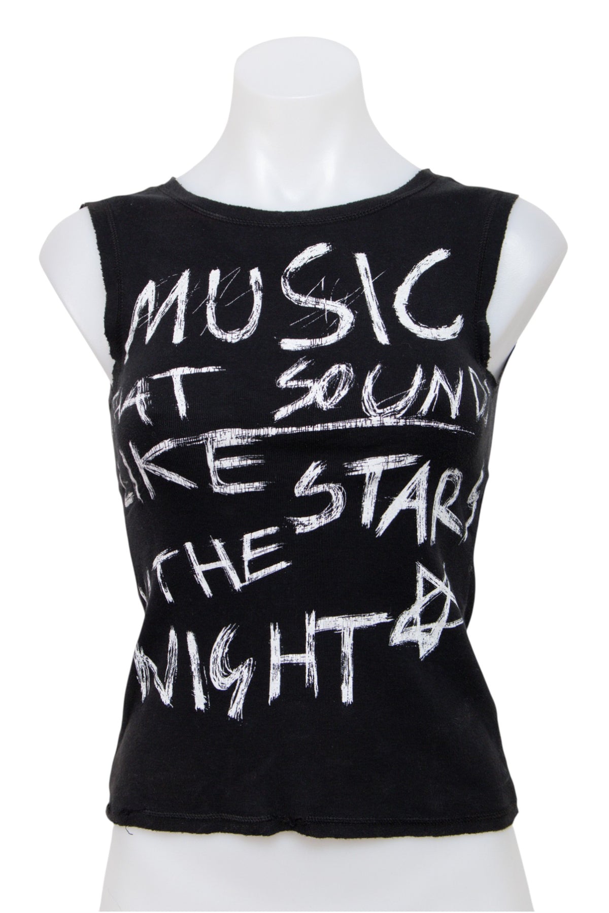 #082 United Colors Of Benetton Tank Top Black | c. | Size 8