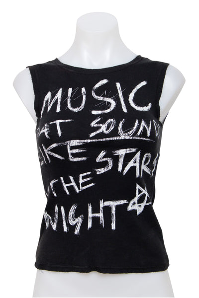 #082 United Colors Of Benetton Tank Top Black | c. | Size 8