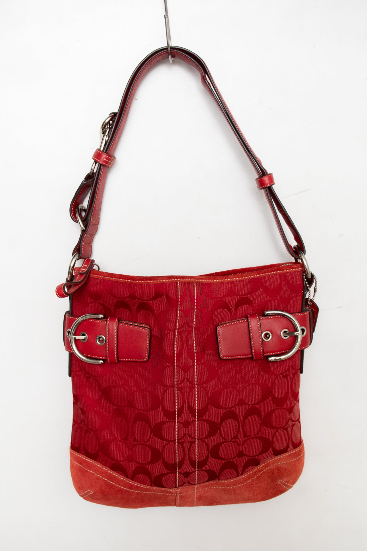 #141 Coach Shoulder Bag Red | c. 184 | Size