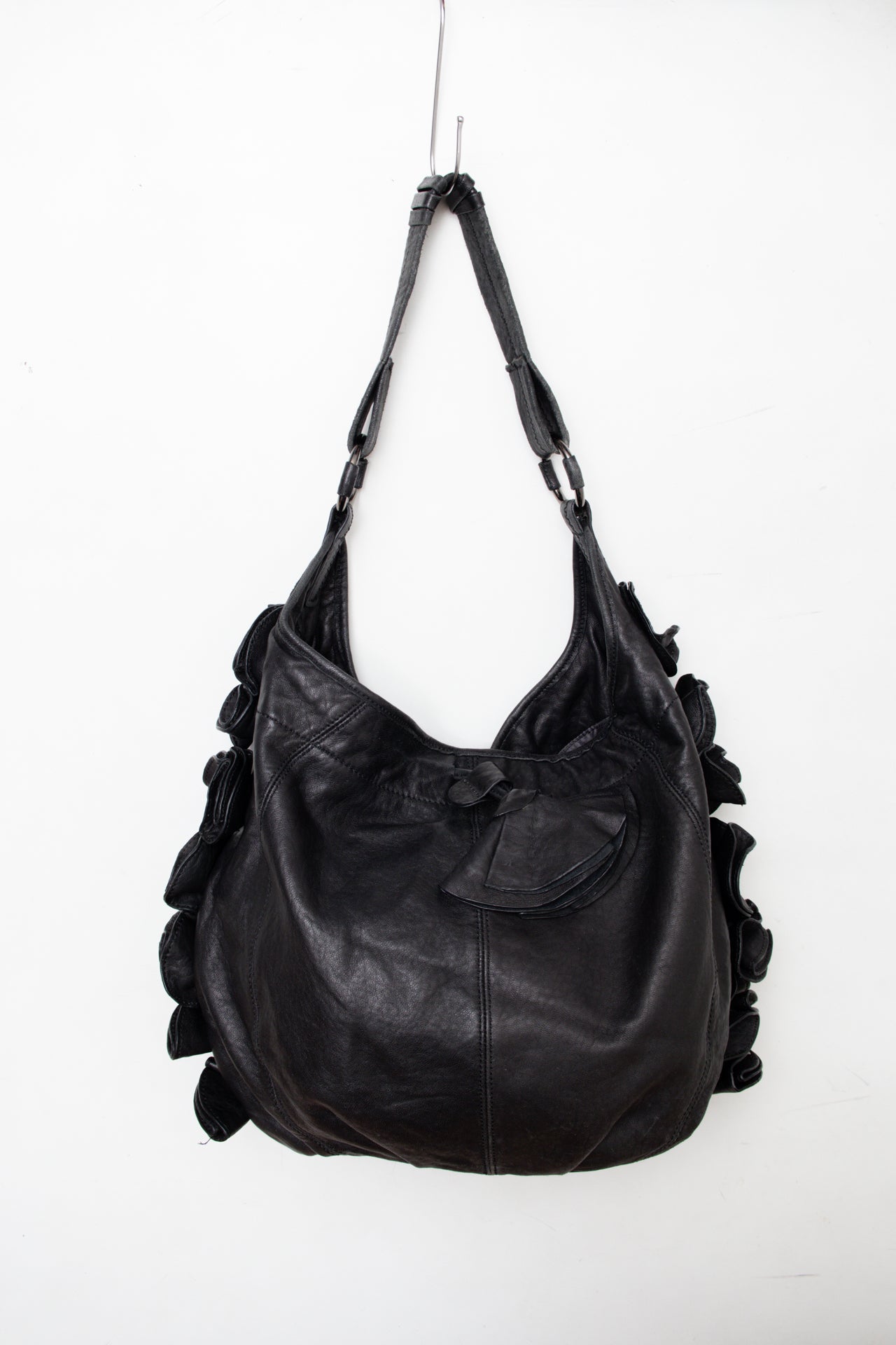 #180 Shoulder Bag Black | c. 206 | Size