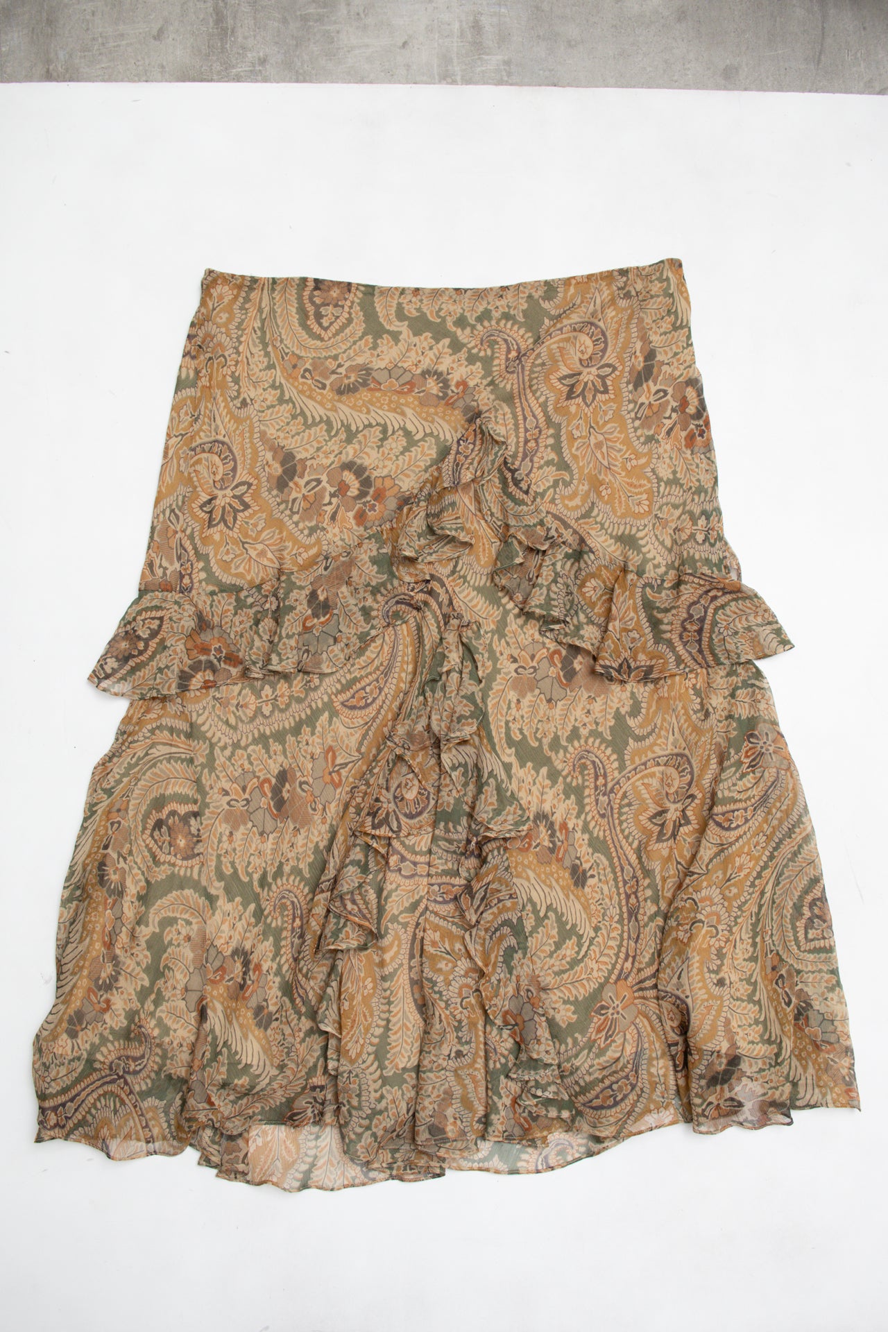 #182 Ralph Lauren Mini Skirt Brown | c. 194 | Size 16