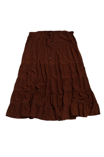 #123 White Stag Skirt Brown | c. 193 | Size 18