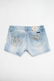 #083 Miss Me Booty Short Blue | c. 213 | Size 10