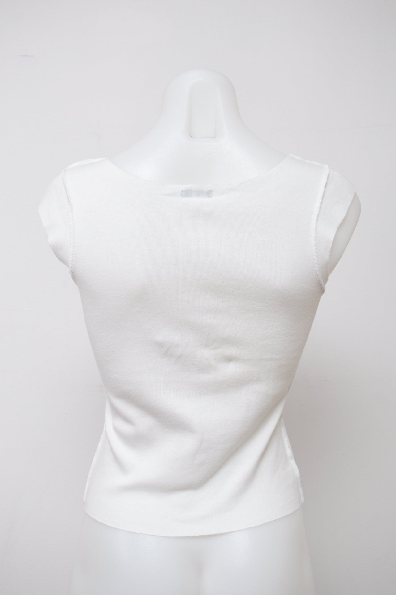 #040 United Colors Of Benetton Tank Top White | c. 204 | Size 8