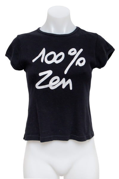 #77 Jennyfer T-shirt Black | c. 193 | Size 10