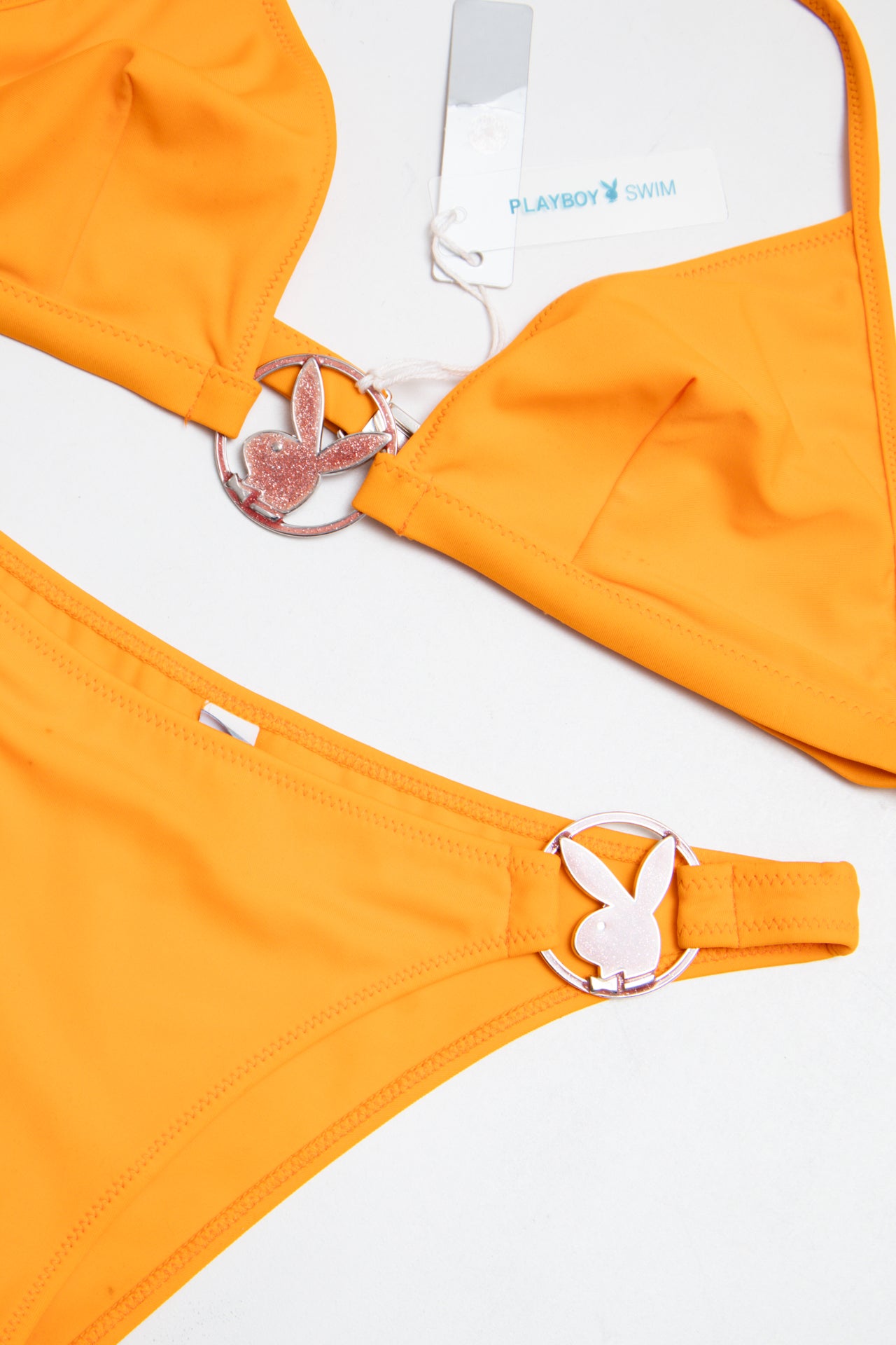 #097 Playboy Swim Bikini Orange | c. 202 | Size 8
