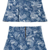 #158 Mini Skirt Blue | c. 198 | Size 12