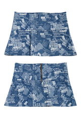 #158 Mini Skirt Blue | c. 198 | Size 12