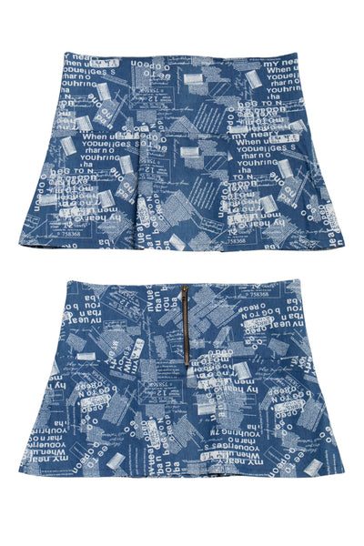 #158 Mini Skirt Blue | c. 198 | Size 12
